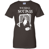 Hockey Gandalf Goalie Ladies Cotton T-Shirt