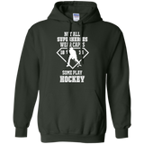 Hockey SuperHeroes Pullover Hoodie 8 oz
