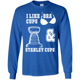 Hockey Cups Cotton Mens Long Sleeve T-shirt