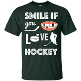 Hockey smile Cotton T-Shirt