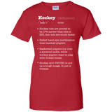 Hockey definition Ladies Cotton T-Shirt