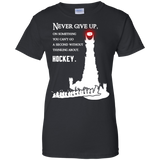 Hockey is better Ladies Cotton T-Shirt