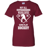 Hockey SuperHeroes Ladies Cotton T-Shirt