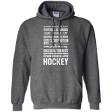 Hockey people Pullover Hoodie 8 oz