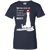 Hockey is better Ladies Cotton T-Shirt