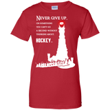 Hockey is better Ladies Cotton T-Shirt