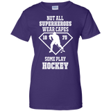 Hockey SuperHeroes Ladies Cotton T-Shirt
