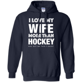 Hockey Wife Pullover Hoodie 8 oz