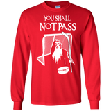 Hockey Gandalf Goalie Cotton Mens Long Sleeve T-shirt