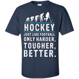 Hockey is better Cotton T-Shirt