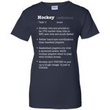 Hockey definition Ladies Cotton T-Shirt