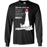 Hockey Lord of the Rings Cotton Mens Long Sleeve T-shirt