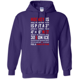 Hockey is easy Pullover Hoodie 8 oz