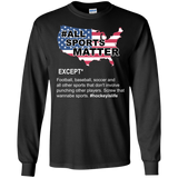 All sports matter Cotton Mens Long Sleeve T-shirt