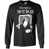 Hockey Gandalf Goalie Cotton Mens Long Sleeve T-shirt