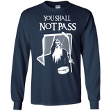 Hockey Gandalf Goalie Cotton Mens Long Sleeve T-shirt