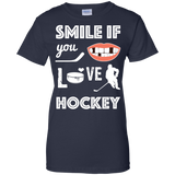 Hockey smile Ladies Cotton T-Shirt
