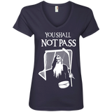 Hockey Gandalf Goalie Ladies V-Neck T-shirt