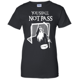 Hockey Gandalf Goalie Ladies Cotton T-Shirt