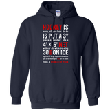 Hockey is easy Pullover Hoodie 8 oz