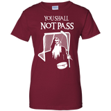 Hockey Gandalf Goalie Ladies Cotton T-Shirt
