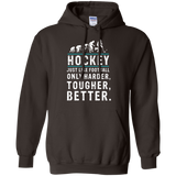 Hockey is better Pullover Hoodie 8 oz