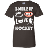 Hockey smile Ladies Cotton T-Shirt