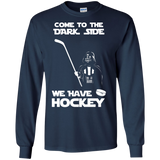 Hockey side Cotton Mens Long Sleeve T-shirt