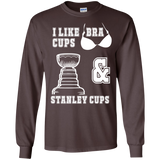 Hockey Cups Cotton Mens Long Sleeve T-shirt