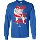 Hockey Family Long Sleeve Cotton T-shirt