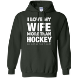 Hockey Wife Pullover Hoodie 8 oz