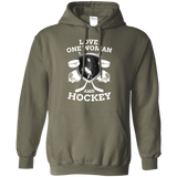 Hockey Love Pullover Hoodie 8 oz
