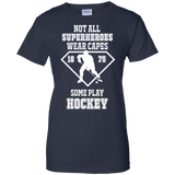 Hockey SuperHeroes Ladies Cotton T-Shirt