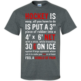 Hockey is easy Cotton T-Shirt