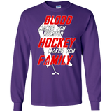 Hockey Family Long Sleeve Cotton T-shirt