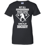 Hockey SuperHeroes Ladies Cotton T-Shirt