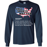 All sports matter Cotton Mens Long Sleeve T-shirt