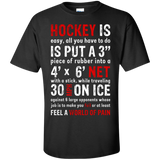 Hockey is easy Cotton T-Shirt