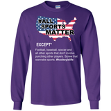 All sports matter Cotton Mens Long Sleeve T-shirt
