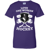 Hockey Love Ladies Cotton T-Shirt