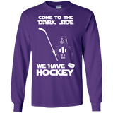 Hockey side Cotton Mens Long Sleeve T-shirt