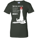 Hockey is better Ladies Cotton T-Shirt