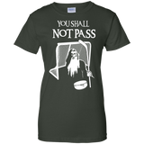 Hockey Gandalf Goalie Ladies Cotton T-Shirt