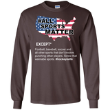 All sports matter Cotton Mens Long Sleeve T-shirt
