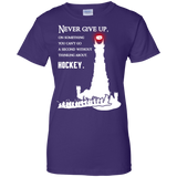 Hockey is better Ladies Cotton T-Shirt