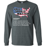 All sports matter Cotton Mens Long Sleeve T-shirt
