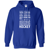 Hockey people Pullover Hoodie 8 oz