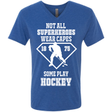 Hockey SuperHeroes Mens V-Neck T-shirt