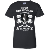 Hockey Love Ladies Cotton T-Shirt