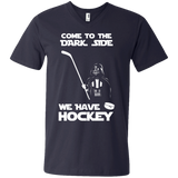 Hockey side Men's V-Neck T-shirt